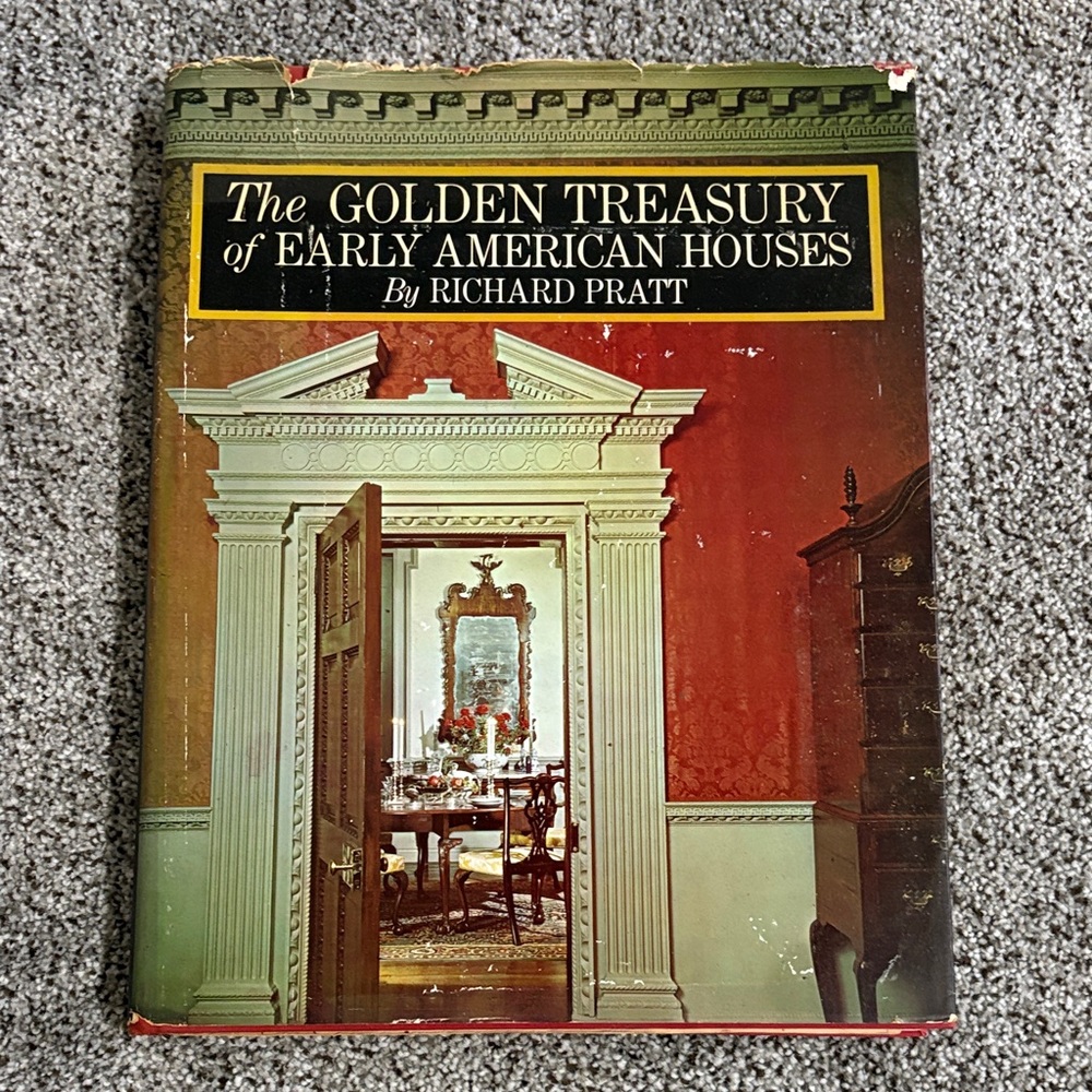 Source Unknown Red and Green Coffee Table Book